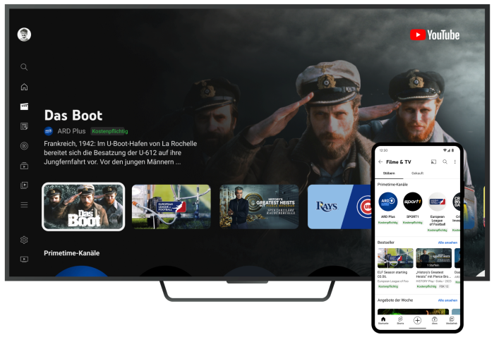 Youtube Primetime Channels (Bild: Youtube)